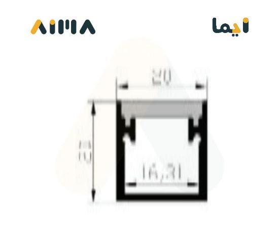 صورة نيو باور المنيوم بروفايل ظاهر أرضي طول 3 متر مقاس 2020